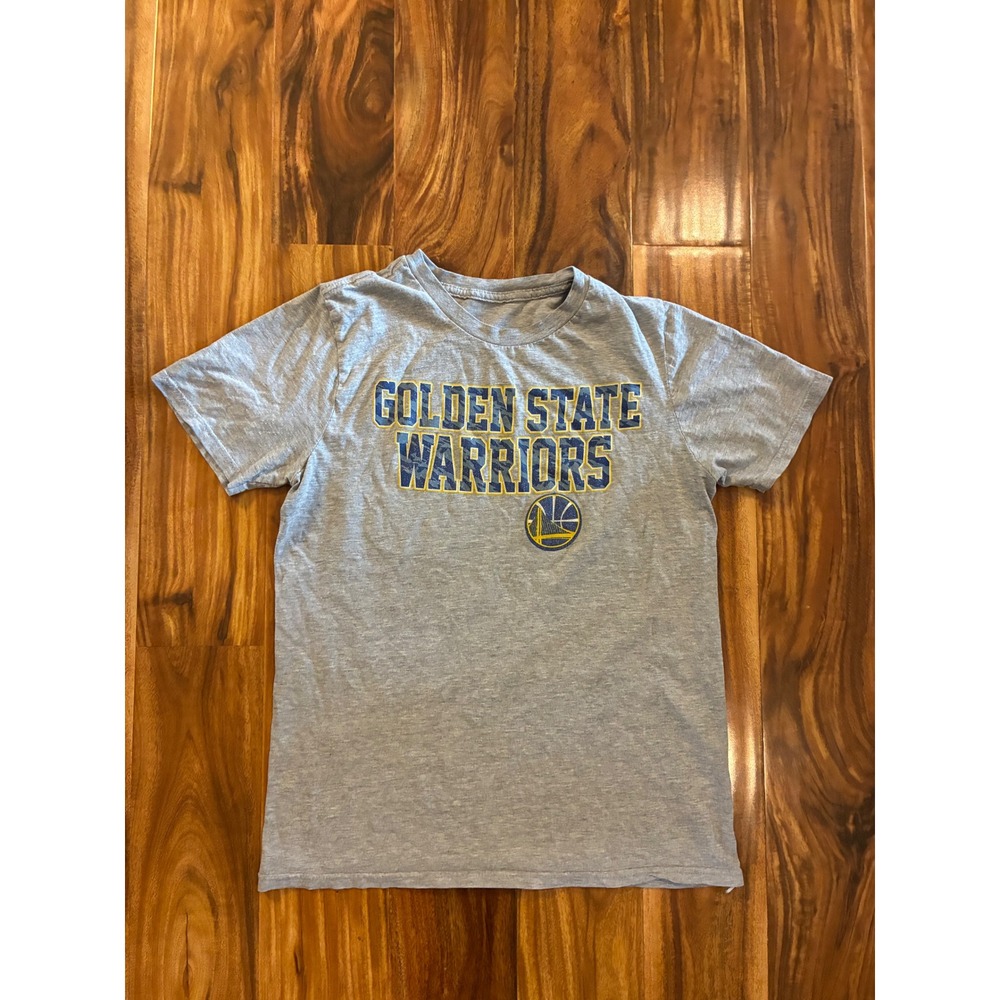 Golden State Warriors NBA Graphic T-Shirt Gray Mens Small S Short Sleeve Tee